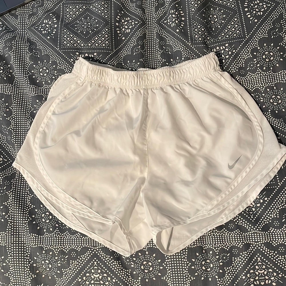 Nike Fast Tempo Dri-Fit Running Brief Lined Shorts All White